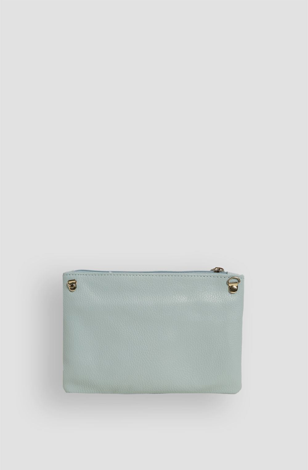 Women's clutch bag in hammered leather