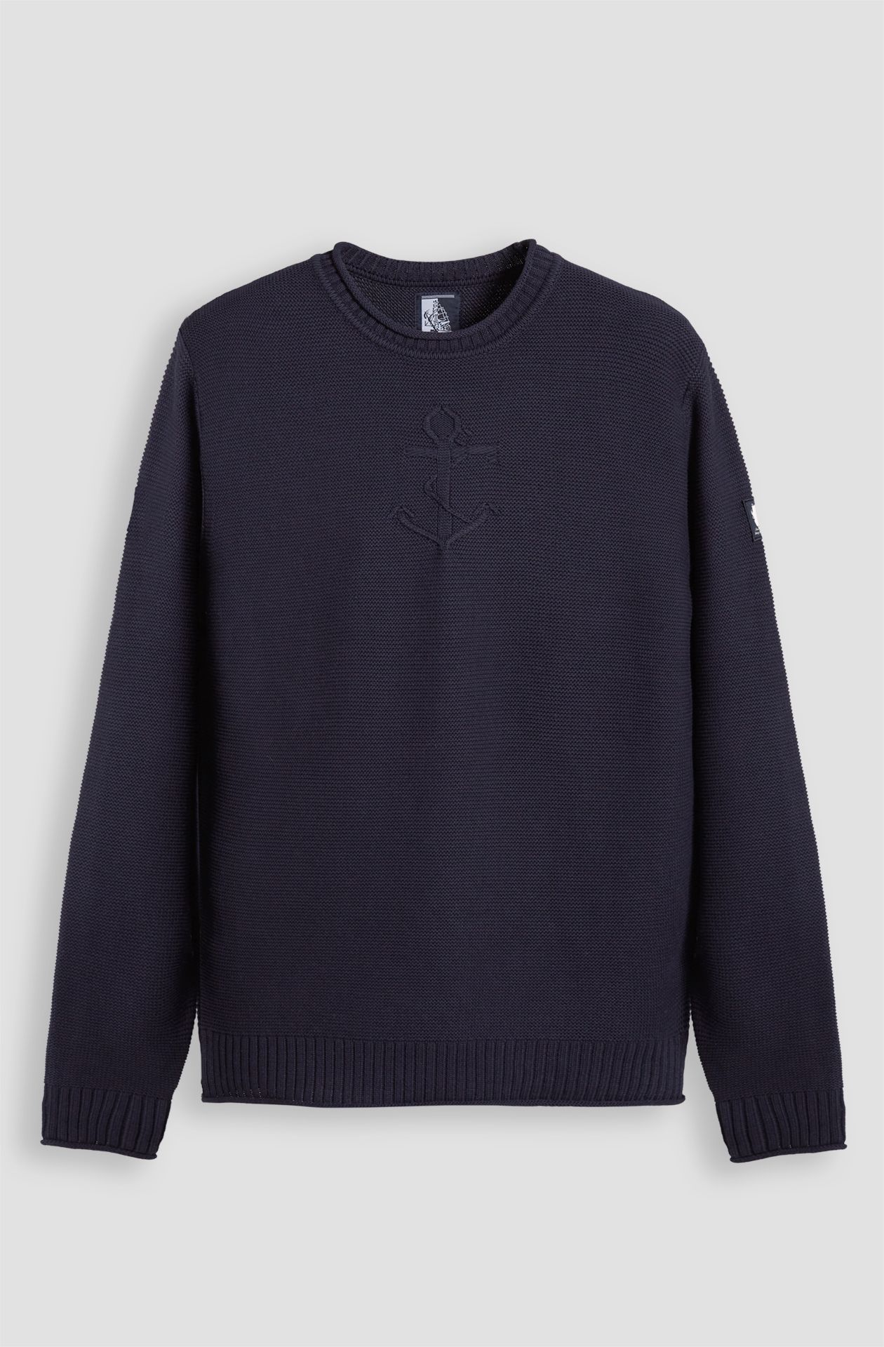 Pull CDC En Laine Made In Italy Col V - Taille M, Couleur Noir/blanc/marron