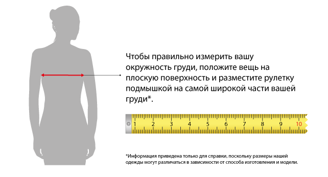 Guida alla misurazione taglie donna
