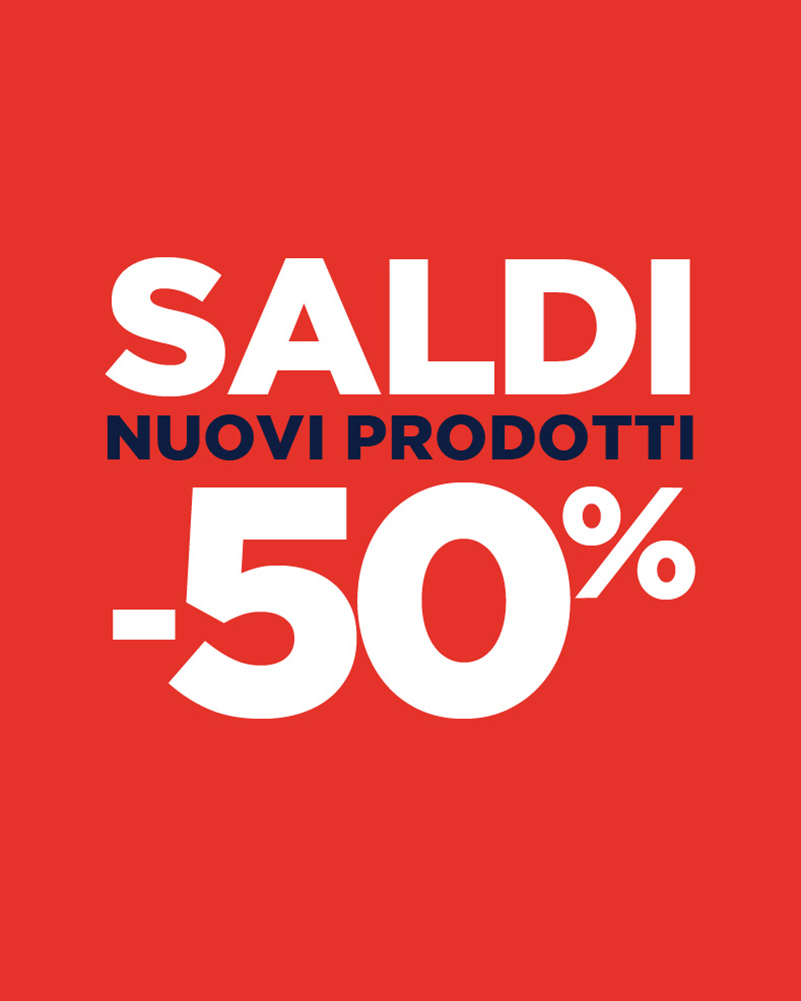 saldi nuovi prodotti -50%