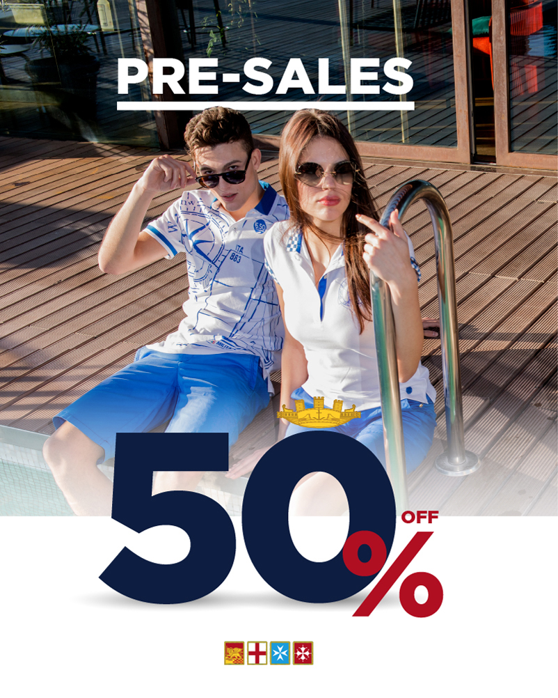 50% OFF pre sale