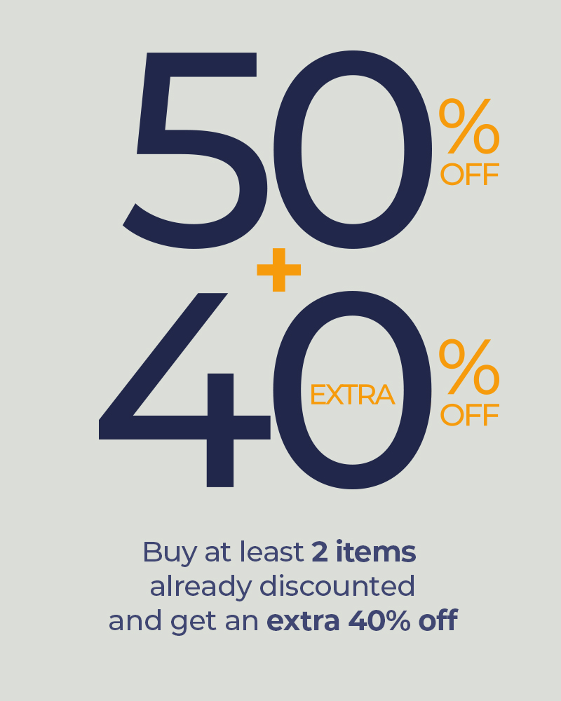 Extra 40% off on 2 items already discounted