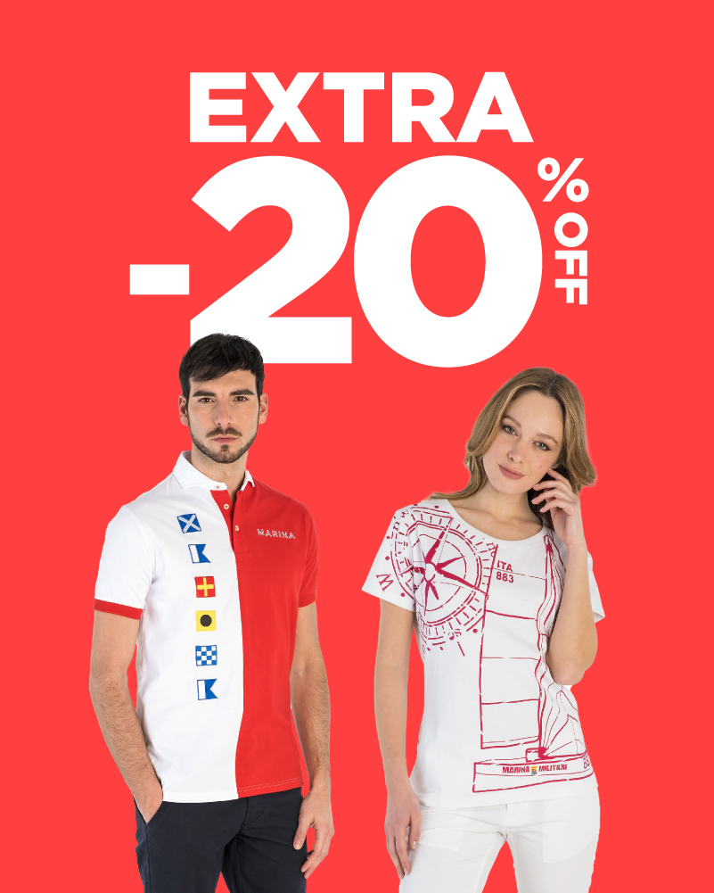 saldi -50%+20% off EXTRA