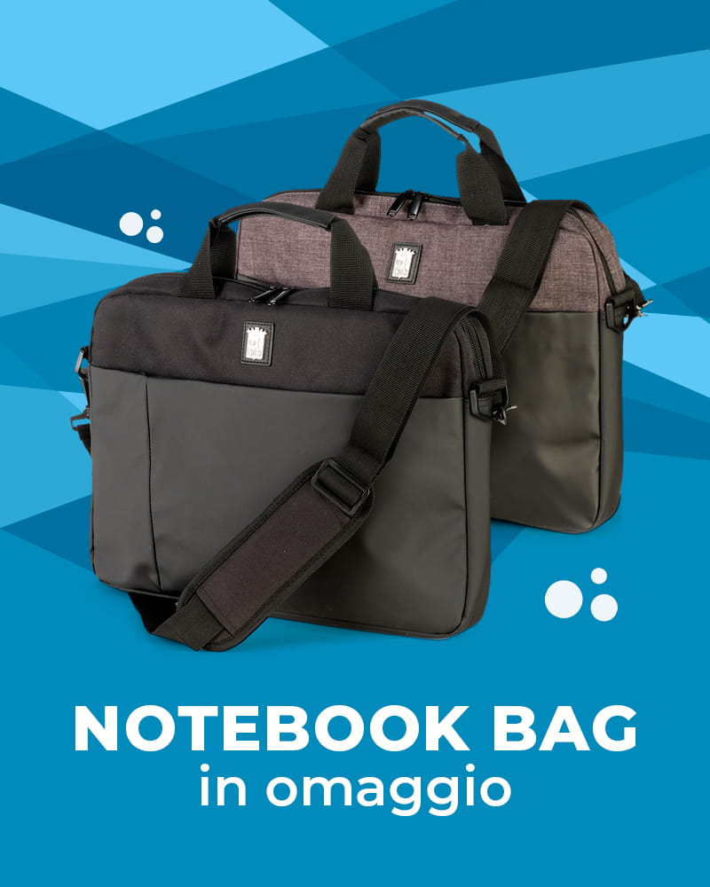Notebook Bag in omaggio