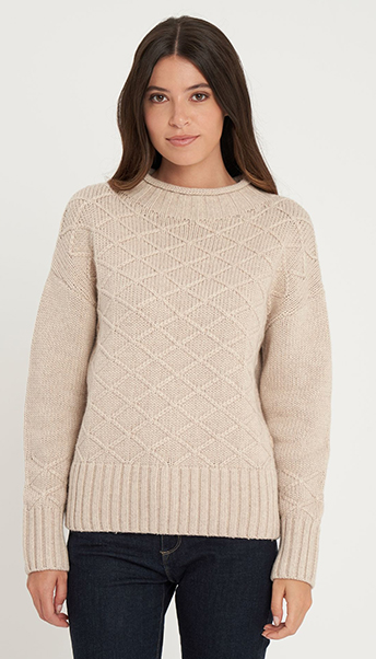  WOOL AND CASHMERE BLEND SWEATER 